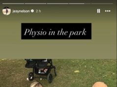 Jesy Nelson fa fisioterapia alle sue amate figlie gemelle Ocean e Story in un dolce momento durante la loro straziante battaglia contro la SMA