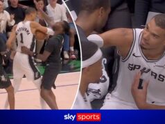 Wembanyama risponde dopo l’espulsione del gomito e diventa protagonista mentre gli Spurs si avvicinano al limite della finale