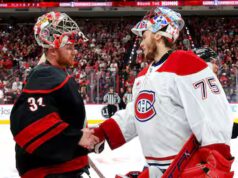 «Ce furent des jours difficiles»: dopo la vittoria degli Hurricanes, Frederik Andersen revient sur le décès de son agent, Claude Lemieux