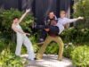 I presentatori si godono la prima uscita come trio all’RHS Chelsea Flower Present