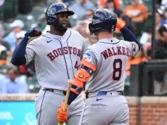 Il grande primo inning aiuta Astros a salvare la divisione del doubleheader contro gli Orioles