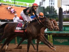 Golden Tempo sale in ritardo per superare Renegade per il 152esimo Kentucky Derby