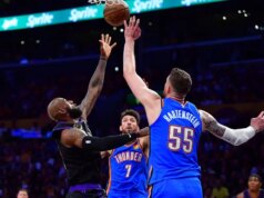Shai Gilgeous-Alexander, Thunder ottengono una vittoria schiacciante sui Lakers
