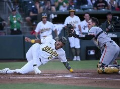 Nick Kurtz mette a segno un homer di 3 run per spingere l’Atletica a superare i Giants