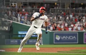 Lo schianto all’interno del parco di James Wooden innesca il rally dei Nationals contro i Mets