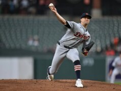 Jack Flaherty dei Tigers, di fronte agli Angels, cerca la prima vittoria della stagione