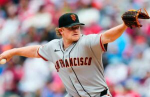 L’asso dei Giants Logan Webb va in IL per 15 giorni con una borsite al ginocchio destro