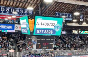 LHJMQ: la cagnotte du moitié-moitié des Saguenéens de Chicoutimi fracasse le million de dollari