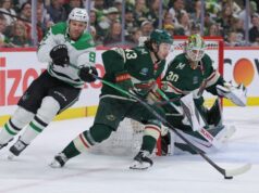 Quinn Hughes e Wild Clip Stars, passano al secondo turno