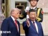 Nelle immagini: Trump ospitato da Xi Jinping a Pechino durante il vertice di due giorni