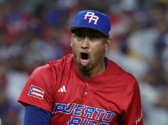 Secondo quanto riferito, Edwin Diaz è apparso nella grafica del torneo di combattimenti di galli indossando la sua uniforme dei Dodgers