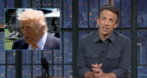 Seth Meyers reagisce a Trump dicendo che non pensa alla situazione finanziaria degli americani