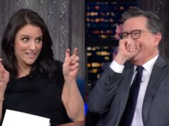 Julia Louis-Dreyfus offre a Stephen Colbert un brutale arrosto in stile Veep