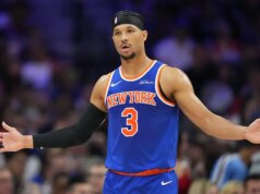 Josh Hart dei Knicks punta sulla scena sportiva di Filadelfia dopo la vittoria dei 76ers nei playoff