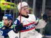 Il potenziale candidato dei Maple Leafs, Tinus Luc Koblar, guida la Norvegia alle semifinali mondiali per la prima volta