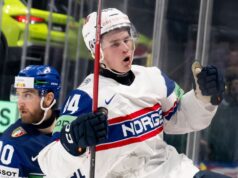 Il potenziale candidato dei Maple Leafs, Tinus Luc Koblar, guida la Norvegia alle semifinali mondiali per la prima volta