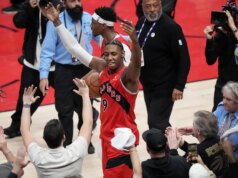 La stella dei Raptors RJ Barrett mette a segno una tripla salva stagione per forzare Gara 7 contro i Cavaliers