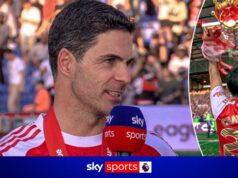 Arteta nominato allenatore della stagione della Premier League