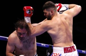 Allen ha battuto fino alla sconfitta contro Hrgovic in soli tre spherical