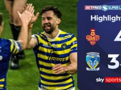 Huddersfield Giants 4-34 Warrington lupi